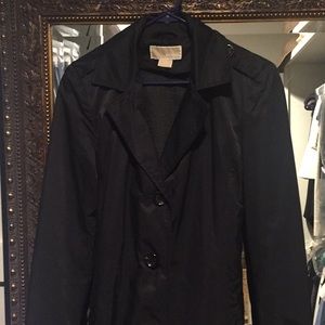 Black trench coat